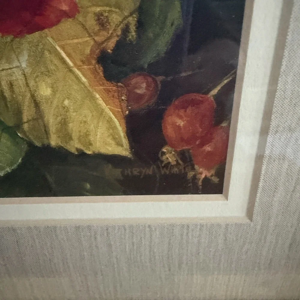 Kathryn White Framed Print “Rose Rogue Detail”14x14